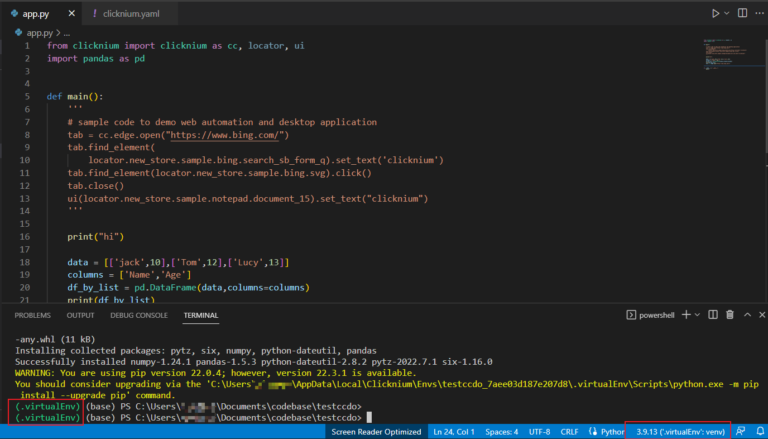 How to Deliver Executable File/Script | Clicknium