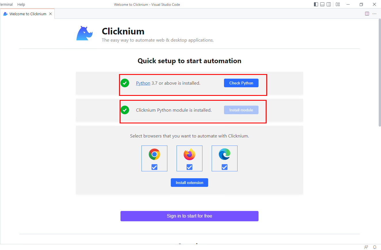 Java application automation by Clicknium | Clicknium